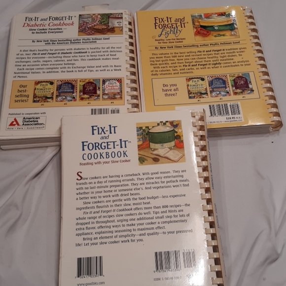 3 Fix it and Forget it cook books - Picture 3 of 3